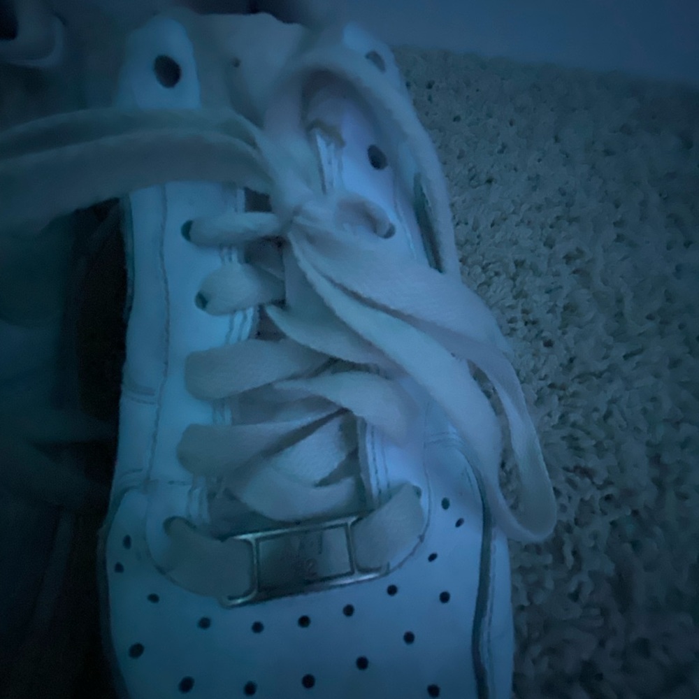 White air forces from Nike